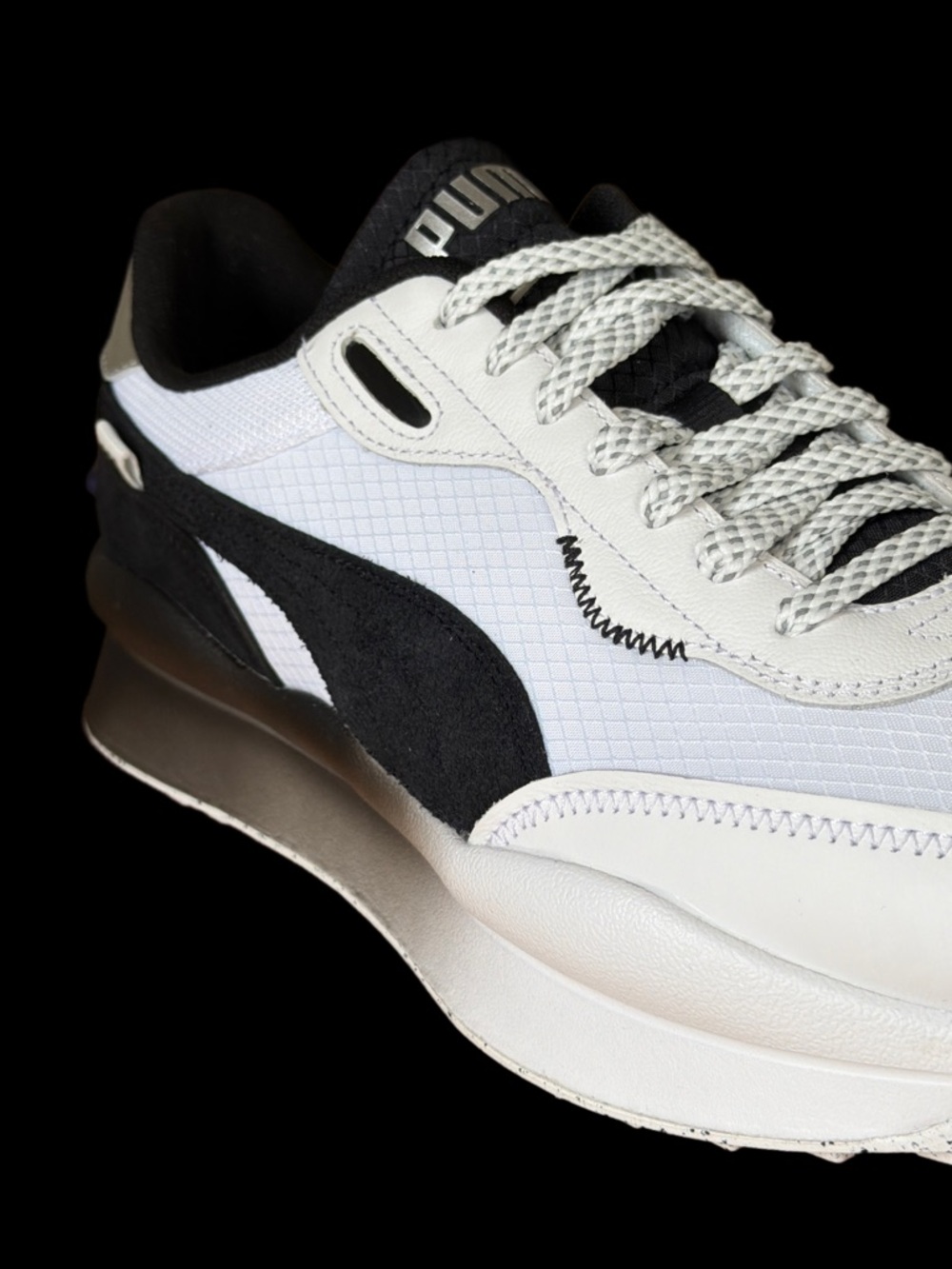 Puma STYLE RIDER ZINC Men’s size 11 White/Black/Puma Silver *NWB* - Picture 9 of 15